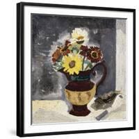 Daisies in a Lustre Jug, St. Ives-Christopher Wood-Framed Giclee Print