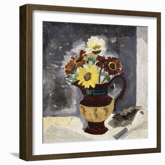 Daisies in a Lustre Jug, St. Ives-Christopher Wood-Framed Giclee Print