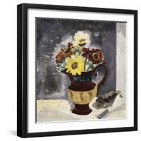 Daisies in a Lustre Jug, St. Ives-Christopher Wood-Framed Giclee Print