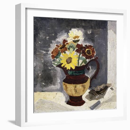 Daisies in a Lustre Jug, St. Ives-Christopher Wood-Framed Giclee Print