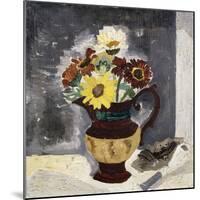 Daisies in a Lustre Jug, St. Ives-Christopher Wood-Mounted Giclee Print