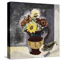 Daisies in a Lustre Jug, St. Ives-Christopher Wood-Stretched Canvas