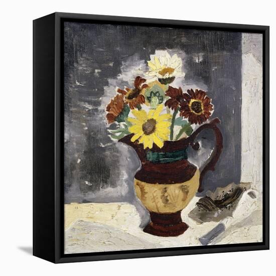 Daisies in a Lustre Jug, St. Ives-Christopher Wood-Framed Stretched Canvas