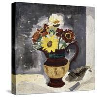 Daisies in a Lustre Jug, St. Ives-Christopher Wood-Stretched Canvas