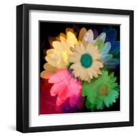 Daisies In Color II-Ruth Palmer-Framed Art Print