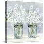 Daisies In Jars 3-Patti Bishop-Stretched Canvas