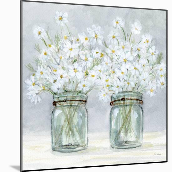 Daisies In Jars 4-Patti Bishop-Mounted Art Print