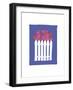 Daisies on Picket Fence-FS Studio-Framed Giclee Print