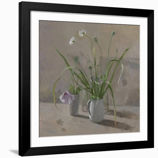 Daisies Poppies-William Packer-Framed Giclee Print