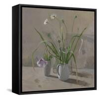 Daisies Poppies-William Packer-Framed Stretched Canvas