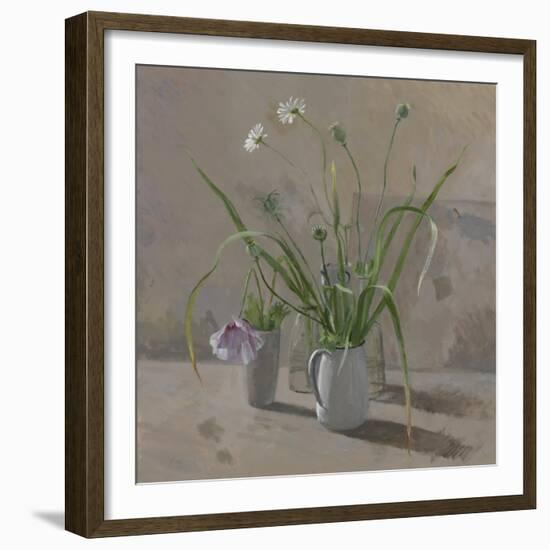 Daisies Poppies-William Packer-Framed Giclee Print