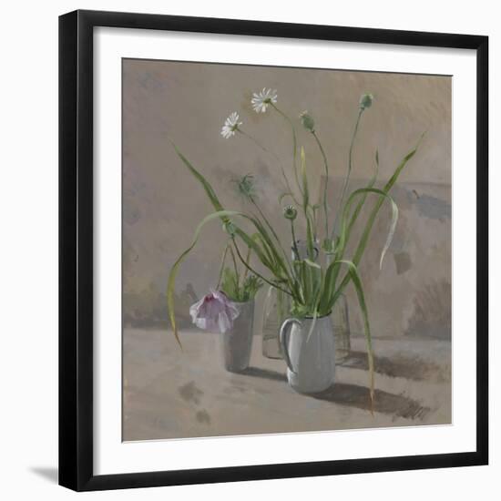 Daisies Poppies-William Packer-Framed Giclee Print