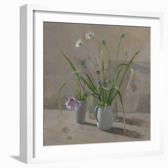 Daisies Poppies-William Packer-Framed Giclee Print