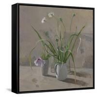 Daisies Poppies-William Packer-Framed Stretched Canvas