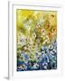 Daisies Watercolor-Pol Ledent-Framed Art Print