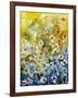 Daisies Watercolor-Pol Ledent-Framed Art Print