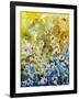 Daisies Watercolor-Pol Ledent-Framed Art Print