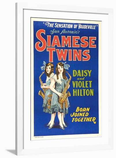 Daisy and Violet Hilton, 1920-null-Framed Art Print