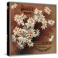 Daisy Brand - California - Citrus Crate Label-Lantern Press-Stretched Canvas