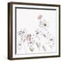 Daisy Butterflies II-Sally Swatland-Framed Art Print