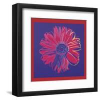 Daisy, c.1982  (blue and red)-Andy Warhol-Framed Art Print