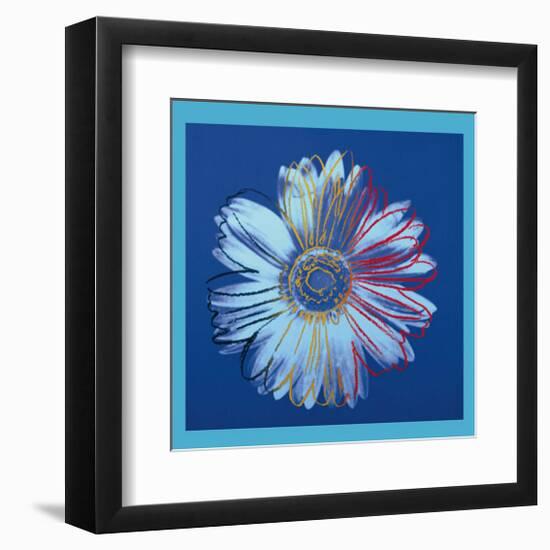 Daisy, c.1982 (Blue on Blue)-Andy Warhol-Framed Giclee Print