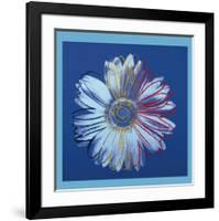 Daisy, c.1982 (Blue on Blue)-Andy Warhol-Framed Giclee Print