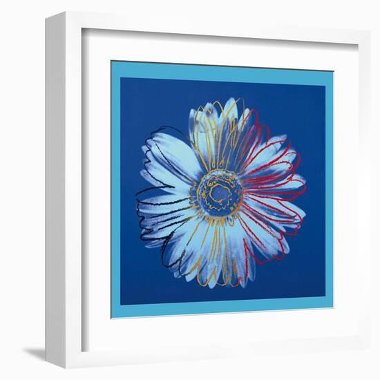 Daisy, c.1982 (Blue on Blue)-Andy Warhol-Framed Art Print