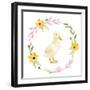 Daisy Duck 1-Enya Todd-Framed Art Print