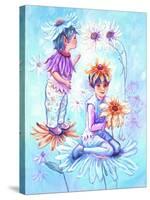 Daisy Elves-Judy Mastrangelo-Stretched Canvas