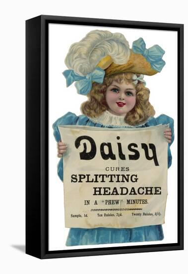 Daisy Headache Cure-null-Framed Stretched Canvas