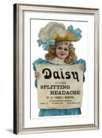 Daisy Headache Cure-null-Framed Art Print