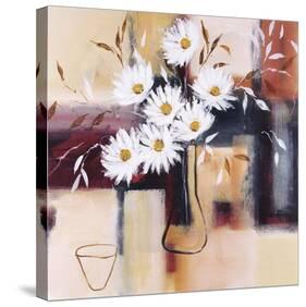 Daisy Impressions I-Natasha Barnes-Stretched Canvas