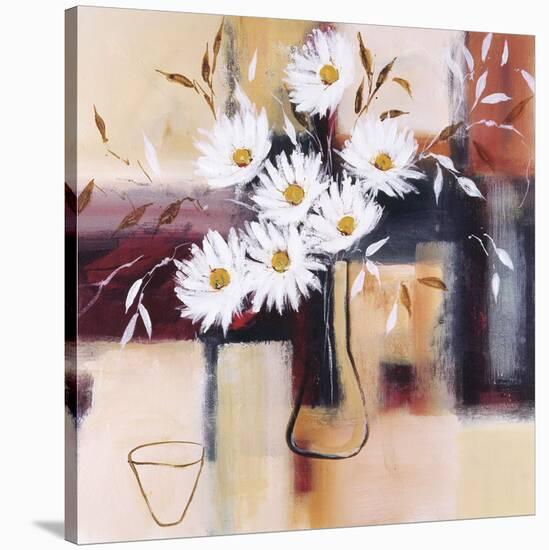 Daisy Impressions I-Natasha Barnes-Stretched Canvas