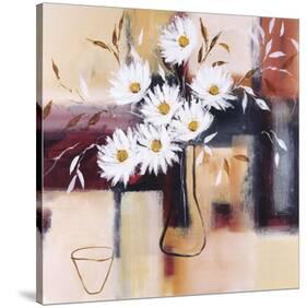 Daisy Impressions I-Natasha Barnes-Stretched Canvas