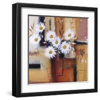 Daisy Impressions II-Natasha Barnes-Framed Giclee Print