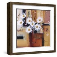 Daisy Impressions II-Natasha Barnes-Framed Giclee Print