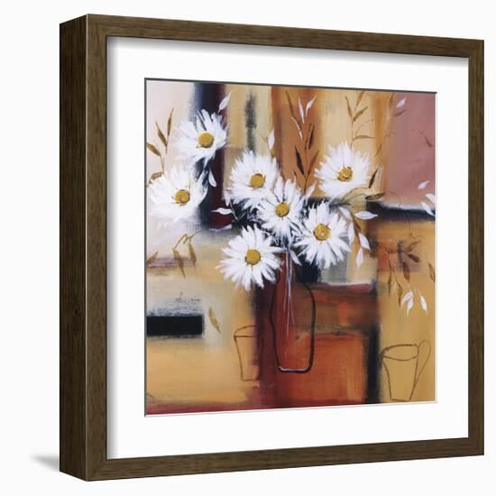 Daisy Impressions II-Natasha Barnes-Framed Giclee Print