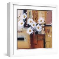 Daisy Impressions II-Natasha Barnes-Framed Giclee Print