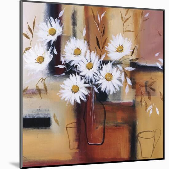 Daisy Impressions II-Natasha Barnes-Mounted Giclee Print