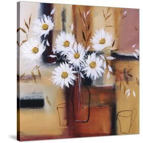 Daisy Impressions II-Natasha Barnes-Stretched Canvas