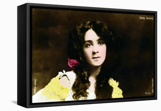 Daisy Jerome, Actress, Early 20th Century-null-Framed Stretched Canvas