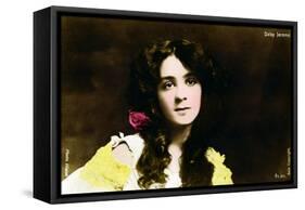 Daisy Jerome, Actress, Early 20th Century-null-Framed Stretched Canvas