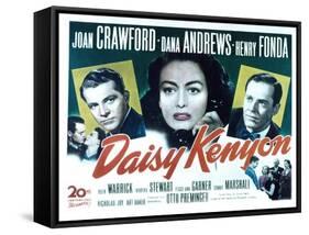 Daisy Kenyon, Dana Andrews, Joan Crawford, Henry Fonda, 1947-null-Framed Stretched Canvas