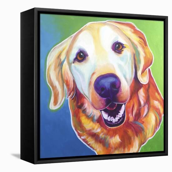 Daisy Mae-Dawgart-Framed Stretched Canvas