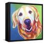 Daisy Mae-Dawgart-Framed Stretched Canvas