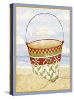 Daisy Pail Print-Robin Betterley-Stretched Canvas