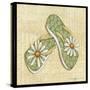 Daisy Sandals-Robin Betterley-Stretched Canvas