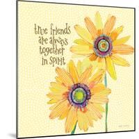 Daisy Stripes - True Friends-Robbin Rawlings-Mounted Art Print