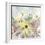 Daisy Vase I-null-Framed Art Print